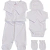Petit Villain 5-delig Wit Prematuur Giftset -Dirkje || Jollein || bébé-jou Verkoopwinkel petit villain 5 delig wit prematuur giftset
