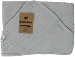 Petit Villain Hydrofiel Grijs Badcape