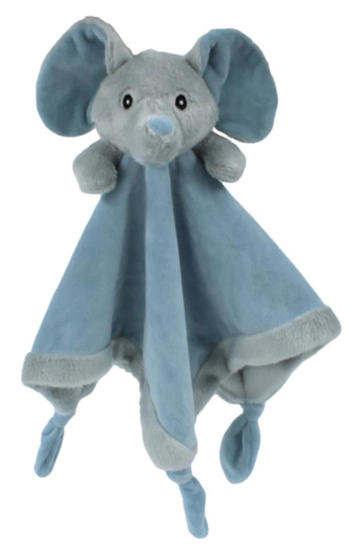 Petit Villain Olifant Blauw Knuffeldoekje 3 Petit Villain Olifant Blauw Knuffeldoekje
