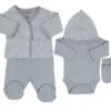 Petit Villain Prematuur Grijs 5-delige Babyset -Dirkje || Jollein || bébé-jou Verkoopwinkel petit villain prematuur grijs 5 delige babyset