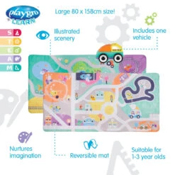 Playgro City To Country Jumbo Omkeerbaar Speelkleed P0188241 -Dirkje || Jollein || bébé-jou Verkoopwinkel playgro city to country jumbo omkeerbaar speelkleed p0188241 .9