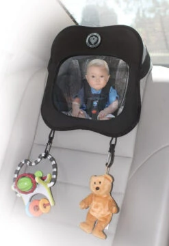 Prince Lionheart Baby View Mirror Zwart Autospiegel 0306 -Dirkje || Jollein || bébé-jou Verkoopwinkel prince lionheart baby view mirror zwart autospiegel 2
