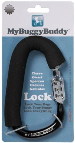 My Buggy Buddy Clip Of Tassenhaak Met Cijferslot MBBLOCK -Dirkje || Jollein || bébé-jou Verkoopwinkel prince lionheart tassenhaak kinderwagen of my buggy buddy clip met cijferslot mbblock 3