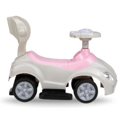 QKids Lolo Pink 2-in-1 Ride-on Loopauto QKIDS00006 -Dirkje || Jollein || bébé-jou Verkoopwinkel qkids lolo pink 2 in 1 ride on loopauto qkids00006 3