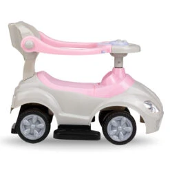 QKids Lolo Pink 2-in-1 Ride-on Loopauto QKIDS00006 -Dirkje || Jollein || bébé-jou Verkoopwinkel qkids lolo pink 2 in 1 ride on loopauto qkids00006 4