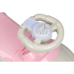 QKids Lolo Pink 2-in-1 Ride-on Loopauto QKIDS00006 -Dirkje || Jollein || bébé-jou Verkoopwinkel qkids lolo pink 2 in 1 ride on loopauto qkids00006 6