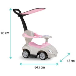 QKids Lolo Pink 2-in-1 Ride-on Loopauto QKIDS00006 -Dirkje || Jollein || bébé-jou Verkoopwinkel qkids lolo pink 2 in 1 ride on loopauto qkids00006 9
