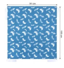 Sevibaby Blue Feathers Baby Hangmatje 576-91 -Dirkje || Jollein || bébé-jou Verkoopwinkel sevibaby blue feathers baby hangmatje 2