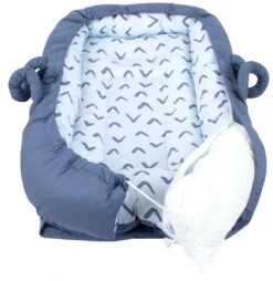 Sevibaby Blue Reflux Multifunctioneel Draagbaar Babynest 275-154 -Dirkje || Jollein || bébé-jou Verkoopwinkel sevibaby blue reflux multifunctioneel draagbaar babynest 275 154 4