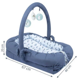 Sevibaby Blue Reflux Multifunctioneel Draagbaar Babynest 275-154 -Dirkje || Jollein || bébé-jou Verkoopwinkel sevibaby blue reflux multifunctioneel draagbaar babynest 275 154 5