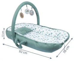 Sevibaby Green Multifunctioneel Draagbaar Babynest 276-92 -Dirkje || Jollein || bébé-jou Verkoopwinkel sevibaby green multifunctioneel draagbaar babynest 276 92 5