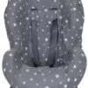 Sevibaby Grey Star Groep 1 Autostoelhoes 361-13 -Dirkje || Jollein || bébé-jou Verkoopwinkel sevibaby grey star groep 1 autostoelhoes 361 13