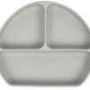 Sevibaby Grijs Silicone Bord Met Zuignap 525-13 -Dirkje || Jollein || bébé-jou Verkoopwinkel sevibaby grijs silicone bord met zuignap 525 13