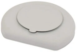 Sevibaby Grijs Silicone Bord Met Zuignap 525-13 -Dirkje || Jollein || bébé-jou Verkoopwinkel sevibaby grijs silicone bord met zuignap 525 13 2
