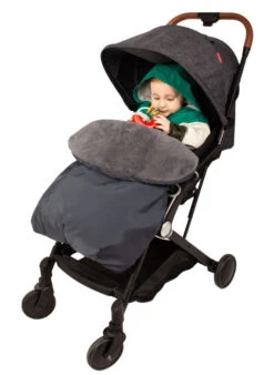 Sevibaby Grijs Universele Wandelwagen Beenkap 147 -Dirkje || Jollein || bébé-jou Verkoopwinkel sevibaby grijs universele wandelwagen beenkap 147 3 1