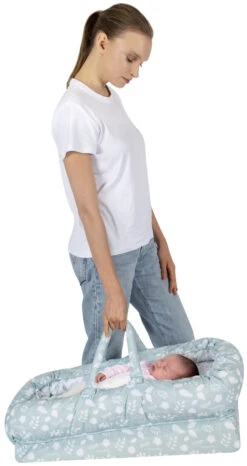 Sevibaby Leaf Reflux Draagbaar Babynest 273-92 -Dirkje || Jollein || bébé-jou Verkoopwinkel sevibaby leaf reflux draagbaar babynest 273 92 5