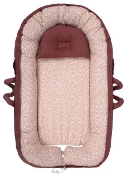 Sevibaby Pink Multifunctioneel Draagbaar Babynest 276-153 -Dirkje || Jollein || bébé-jou Verkoopwinkel sevibaby pink multifunctioneel draagbaar babynest 276 153 3 1920x1920