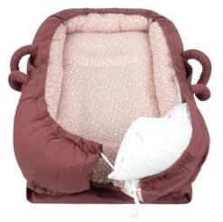 Sevibaby Pink Reflux Multifunctioneel Draagbaar Babynest 275-153 -Dirkje || Jollein || bébé-jou Verkoopwinkel sevibaby pink reflux multifunctioneel draagbaar babynest 275 153 4 1920x1920