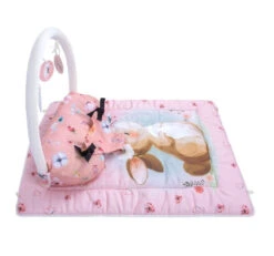 Sevibaby Rabbit Pink Multifunctioneel Speelkleed 376-155 -Dirkje || Jollein || bébé-jou Verkoopwinkel sevibaby rabbit pink multifunctioneel speelkleed 4 1920x1920