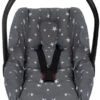 Sevibaby Star Grijs 0+ Autostoelhoes 61-13 -Dirkje || Jollein || bébé-jou Verkoopwinkel sevibaby star grijs 0 autostoelhoes 61 13