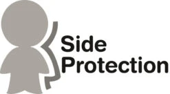 Osann Flux Isofix SPS Navy Melange 9-36 Kg Autostoel 102-138-249 -Dirkje || Jollein || bébé-jou Verkoopwinkel sideprotection logo