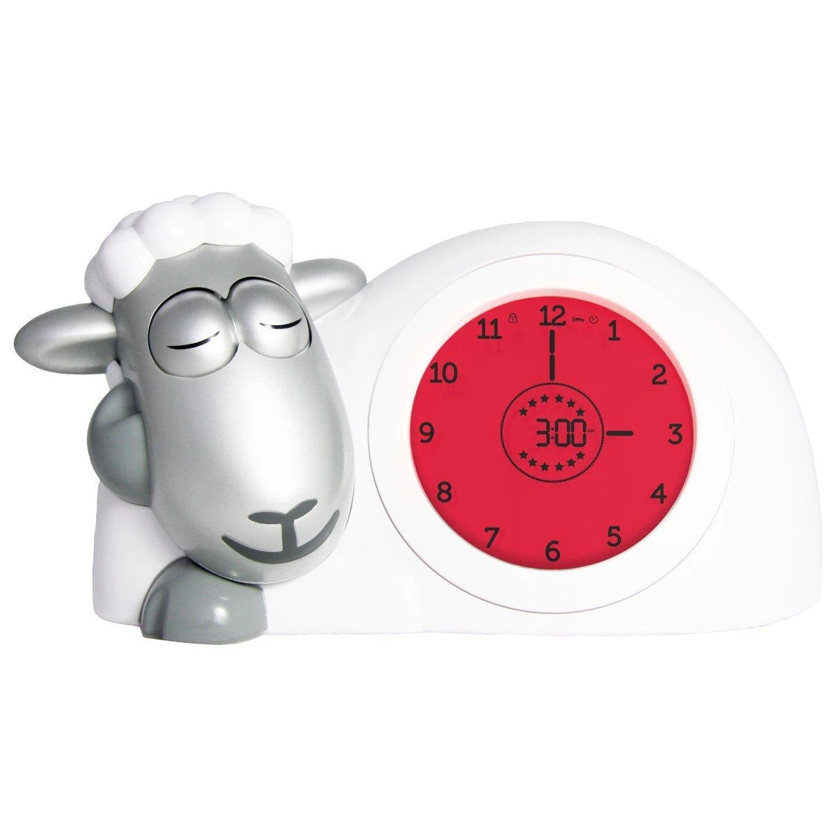 Zazu Sam Slaaptrainer Schaap Zilver Kinderwekker Limited Edition 5 Zazu Sam Slaaptrainer Schaap Zilver Kinderwekker Limited Edition - Afbeelding 3