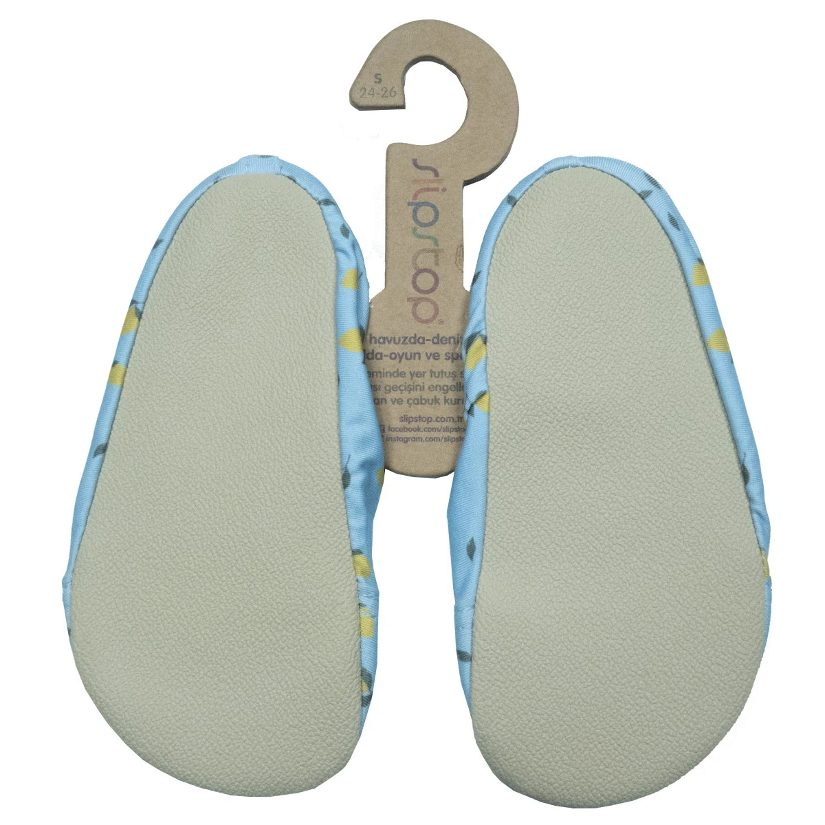 Slipstop Lemon Maat 27-29 (M) Schoentjes SS50000029 4 Slipstop Lemon Maat 27-29 (M) Schoentjes SS50000029 - Afbeelding 2