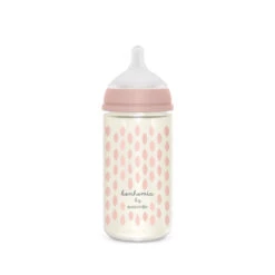Suavinex Bonhomia Feather Pink 240 Ml Glazen Fles SXSBX5079815 -Dirkje || Jollein || bébé-jou Verkoopwinkel suavinex bonhomia feather pink 240 ml glazen fles sxsbx5079815 1