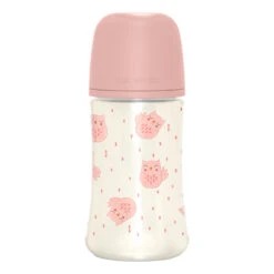 Suavinex Bonhomia Owl Pink 270 Ml Fles SXSBX2079860