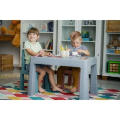 Tega Baby Teggi Grey/Old Rose/Turquoise Multifun 3-in-1 Tafel Met Twee Stoeltjes TI-011-174 -Dirkje || Jollein || bébé-jou Verkoopwinkel tega baby teggi turquoisenavygrey multifun 3 in 1 tafel 3
