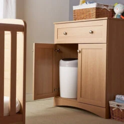 Tommee Tippee Simplee Sangenic Tub Wit/Grijs Luieremmer 87003103 (eco) -Dirkje || Jollein || bébé-jou Verkoopwinkel tommee tippee simplee sangenic luieremmer 7 4