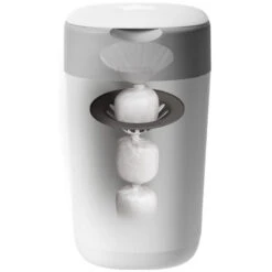 Tommee Tippee Twist & Click Cotton White Luieremmer 85100102 (eco) 9 Tommee Tippee Twist & Click Cotton White Luieremmer 85100102 (eco) -Dirkje || Jollein || bébé-jou Verkoopwinkel tommee tippee twist click cotton white luieremmer 85101201 1 2