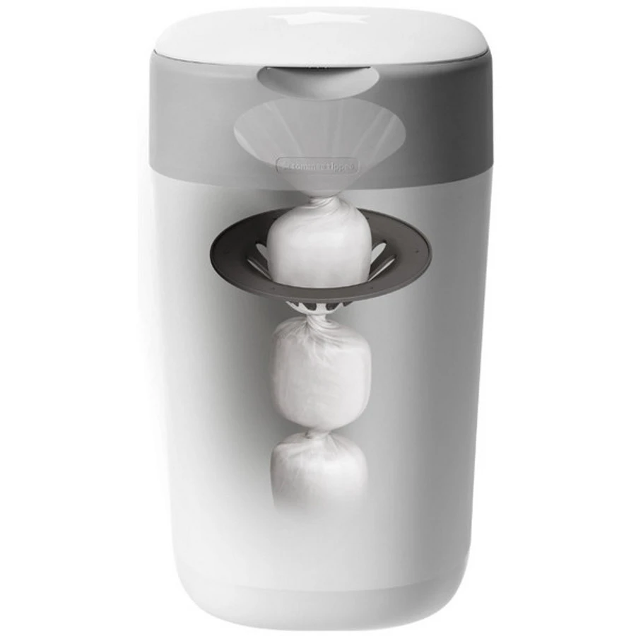 Tommee Tippee Twist & Click Cotton White Luieremmer 85100102 (eco) 4 Tommee Tippee Twist & Click Cotton White Luieremmer 85100102 (eco) - Afbeelding 2
