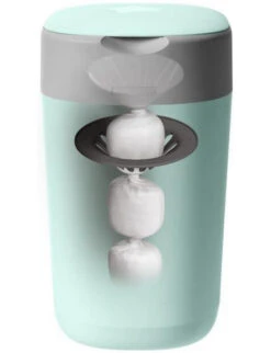 Tommee Tippee Twist & Click Tub Green Luieremmer 85102402 (eco) -Dirkje || Jollein || bébé-jou Verkoopwinkel tommee tippee twist click tub green luieremmer 85102501 3 1