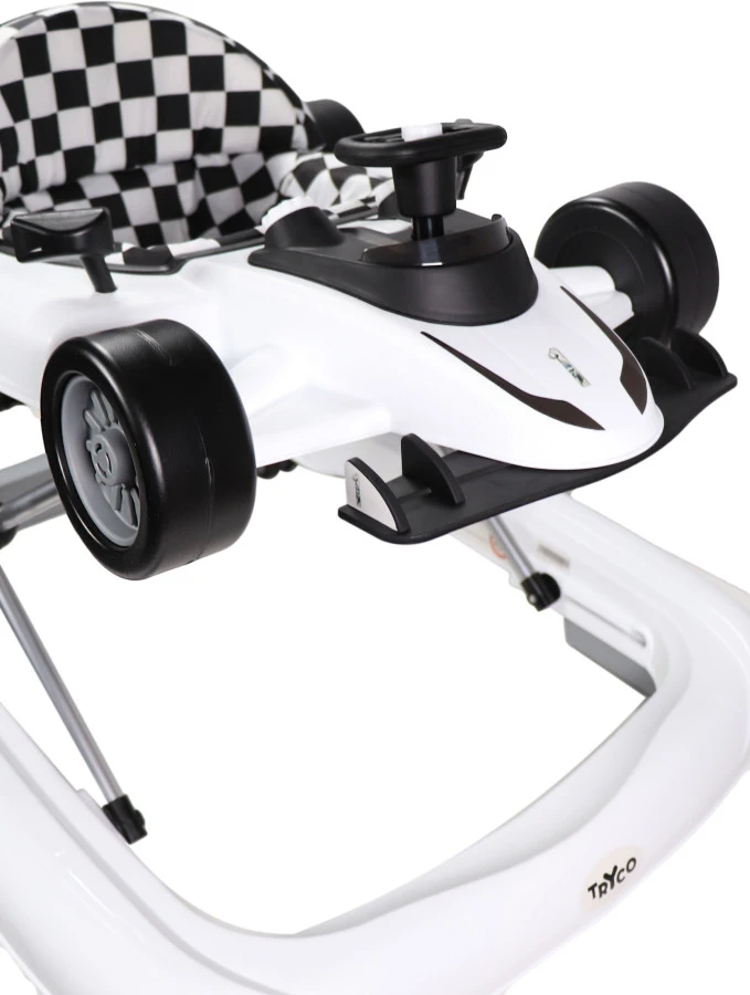 Tryco F1 Racer White 2-in-1 Loopstoel En Loopwagen TR-362701 10 Tryco F1 Racer White 2-in-1 Loopstoel En Loopwagen TR-362701 - Afbeelding 8