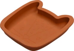 Tryco Leopard Sienna Siliconen Bord TR-392816 -Dirkje || Jollein || bébé-jou Verkoopwinkel tr 392816 8720289396725 leopard sienna silicone plate 03