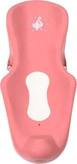 Tryco Swan Ivy Pink Badset -Dirkje || Jollein || bébé-jou Verkoopwinkel tr 412637 8720663930125 tryco pink swan ivy anti slip bath cradle 04 1