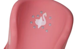 Tryco Swan Ivy Pink Badset -Dirkje || Jollein || bébé-jou Verkoopwinkel tr 412637 8720663930125 tryco pink swan ivy anti slip bath cradle 05 1