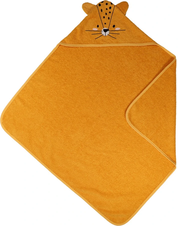 Blush & Blossom Leopard Lenny Badstof Badcape TR-BB4204 4 Blush & Blossom Leopard Lenny Badstof Badcape TR-BB4204 - Afbeelding 2