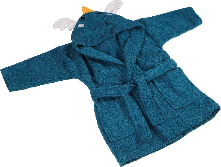 Blush & Blossom Dragon Diego 0-1jr Badstof Badjas TR-BB4206 - Afbeelding 4