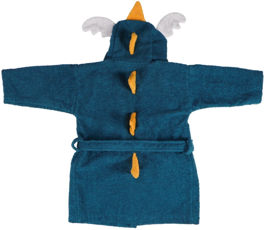 Blush & Blossom Dragon Diego 0-1jr Badstof Badjas TR-BB4206 - Afbeelding 3