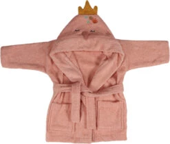 Blush & Blossom Swan Ivy 0-1jr Badstof Badjas TR-BB4216 -Dirkje || Jollein || bébé-jou Verkoopwinkel tr bb4216 blush blossom swan ivy bathrobe 0 1jr 02