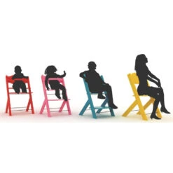 Treppy Woody Wit Meegroei Kinderstoel 2031 -Dirkje || Jollein || bébé-jou Verkoopwinkel treppy meegroei kinderstoel 96 1 1 1 1 2