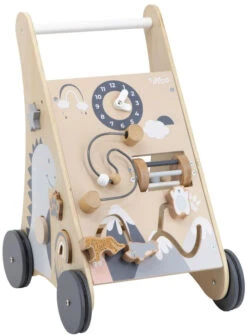 Tryco Nature Houten Activiteiten Loopwagen TR-353003 -Dirkje || Jollein || bébé-jou Verkoopwinkel tryco baby walker houten loopwagen tr 353003 44 1920x1920
