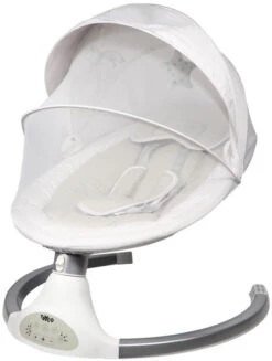 Tryco Hugg Silver/White Swing Babyschommel TR-282702 -Dirkje || Jollein || bébé-jou Verkoopwinkel tryco hugg silver white swing babyschommel tr 282702 2 1920x1920