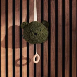 Jollein Teddy Bear Leaf Green Muziekdoosje 043-001-67006 -Dirkje || Jollein || bébé-jou Verkoopwinkel x1kgs te