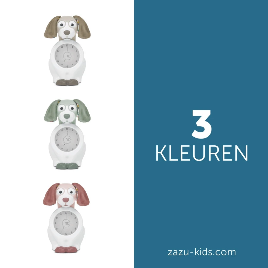 Zazu Davy The Dog Taupe Slaaptrainer En Kinderwekker ZA-DAVY-01 7 Zazu Davy The Dog Taupe Slaaptrainer En Kinderwekker ZA-DAVY-01 - Afbeelding 5
