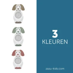 Zazu Davy The Dog Groen Slaaptrainer En Kinderwekker ZA-DAVY-02 -Dirkje || Jollein || bébé-jou Verkoopwinkel zazu davy slaaptrainer 1 1