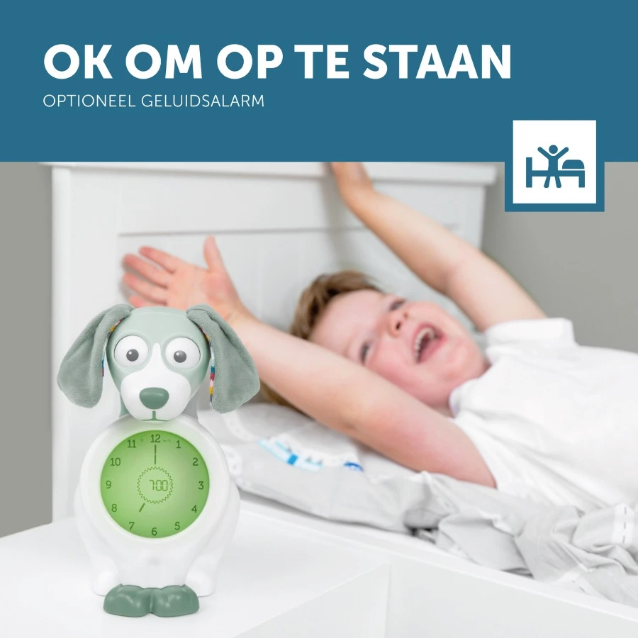 Zazu Davy The Dog Taupe Slaaptrainer En Kinderwekker ZA-DAVY-01 10 Zazu Davy The Dog Taupe Slaaptrainer En Kinderwekker ZA-DAVY-01 - Afbeelding 8