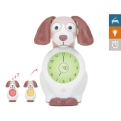 Zazu Davy The Dog Roze Slaaptrainer En Kinderwekker ZA-DAVY-03 -Dirkje || Jollein || bébé-jou Verkoopwinkel zazu davy the dog roze slaaptrainer za davy 03 2